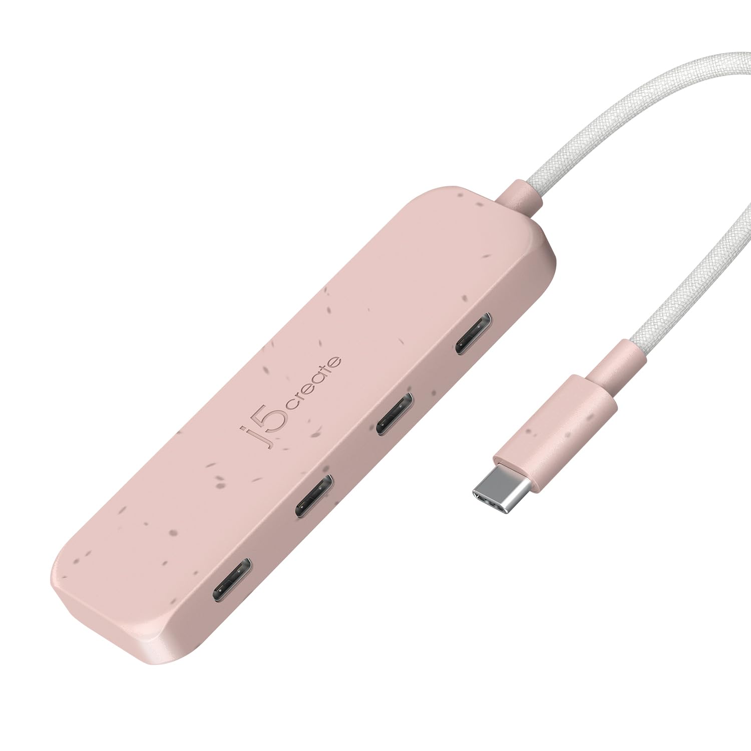 Amazon.com: j5create 4-in-1 Pink USB-C to 4-Port Type-C Hub(Eco